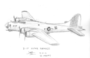 how to draw a boeing b 17 step by step for beginners bomber