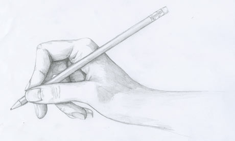 How To Draw Hand Holding A Pencil Step By Step Easy For Beginners